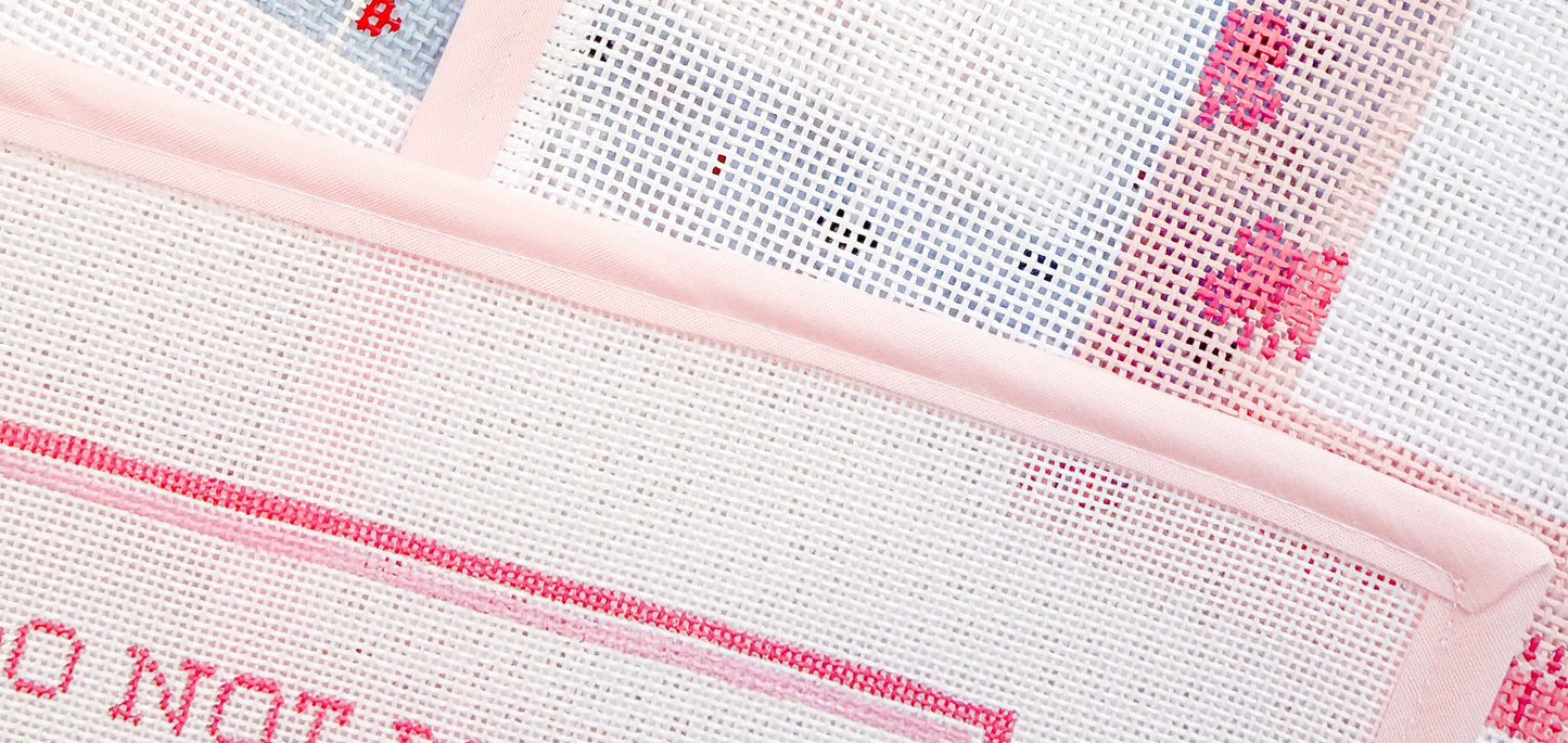 Pink Butterfly Frame Canvas