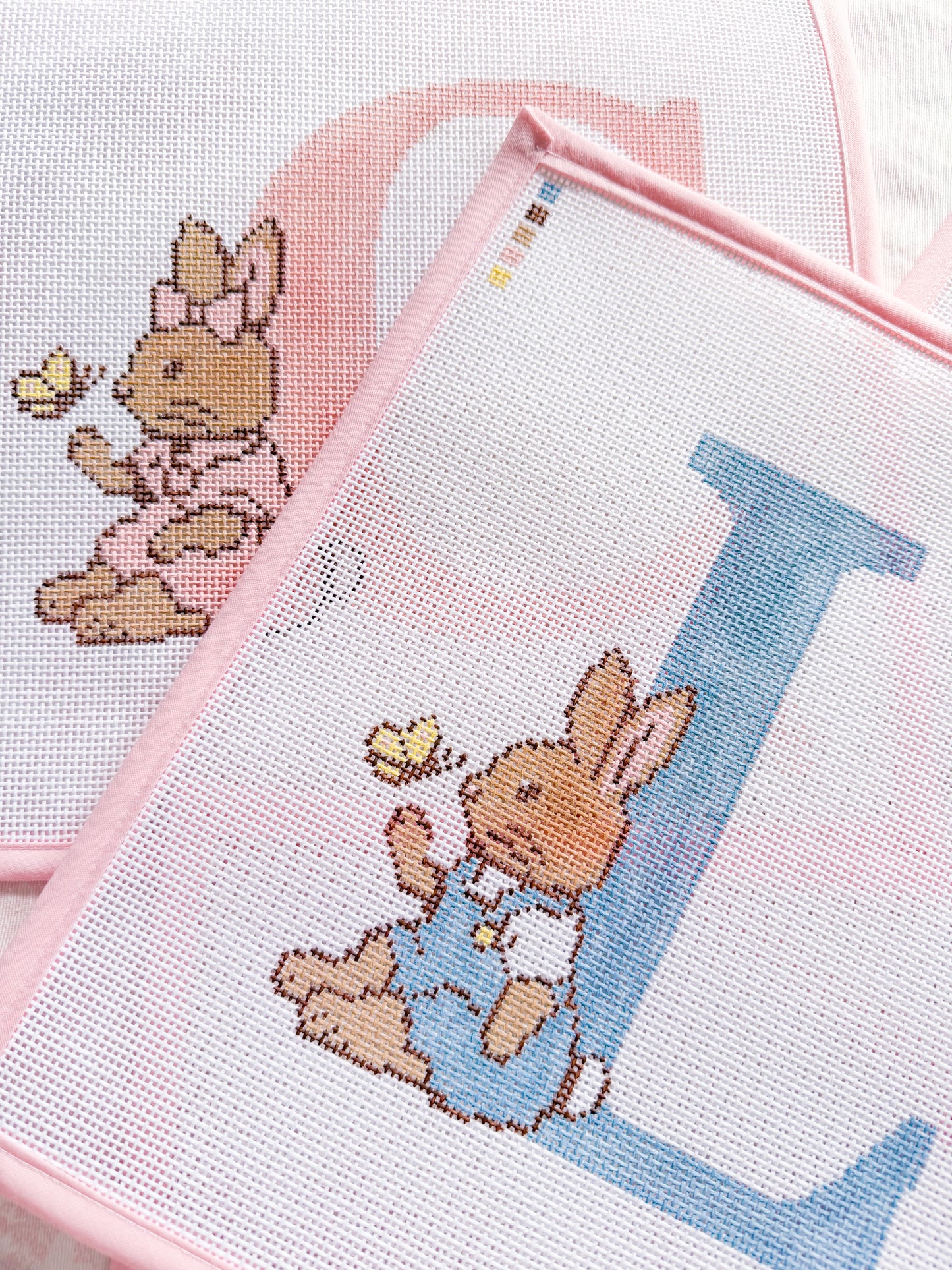 Monogram Bunny Canvas