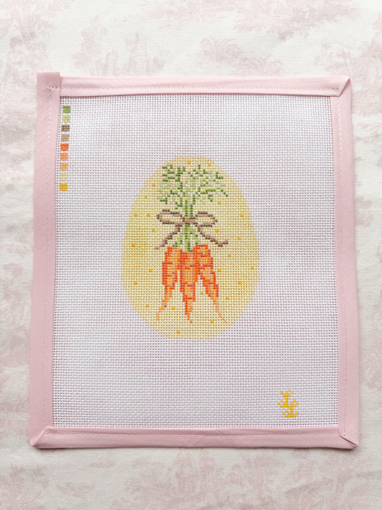 Carrot Bundle Easter Egg Canvas