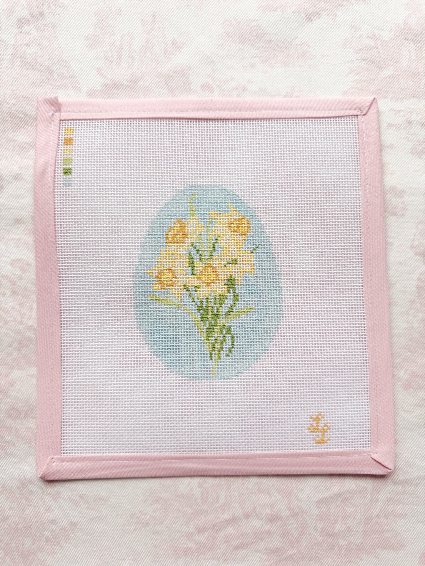 Daffodil Easter Egg Canvas