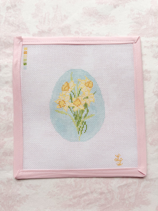 Daffodil Easter Egg Canvas