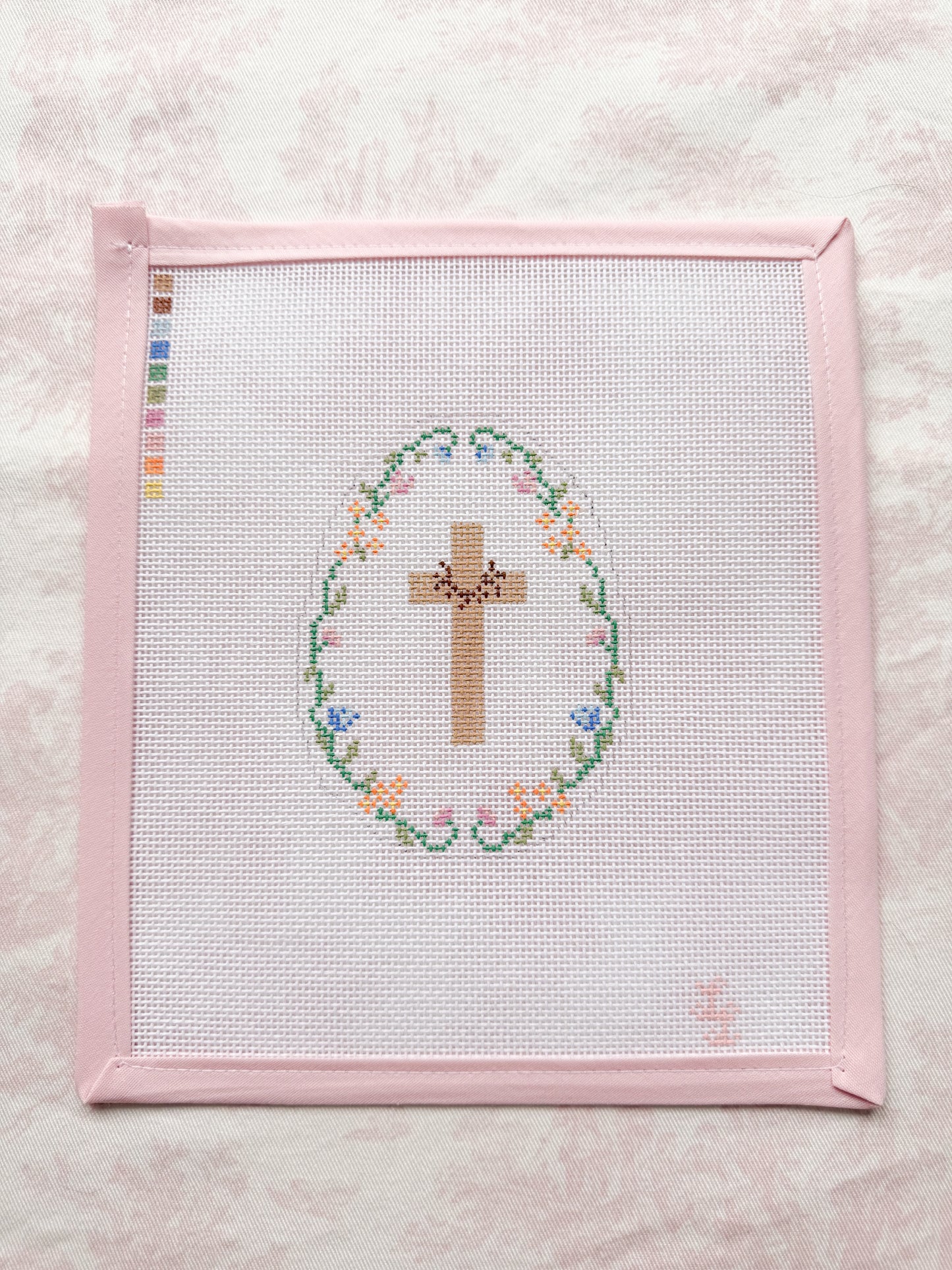 Cross and Thorns Easter Egg Canvas