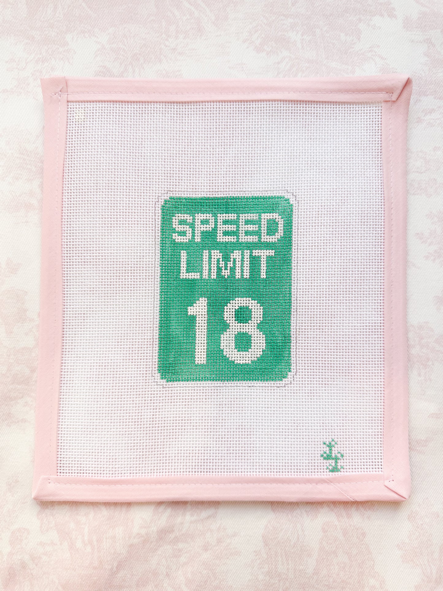 Speed Limit 18 Canvas