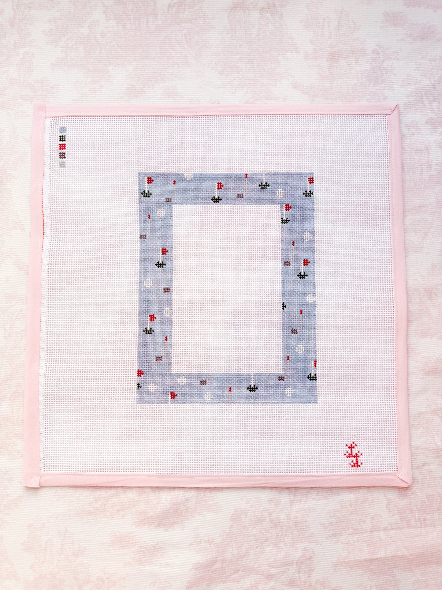 Blue Golf Frame Canvas