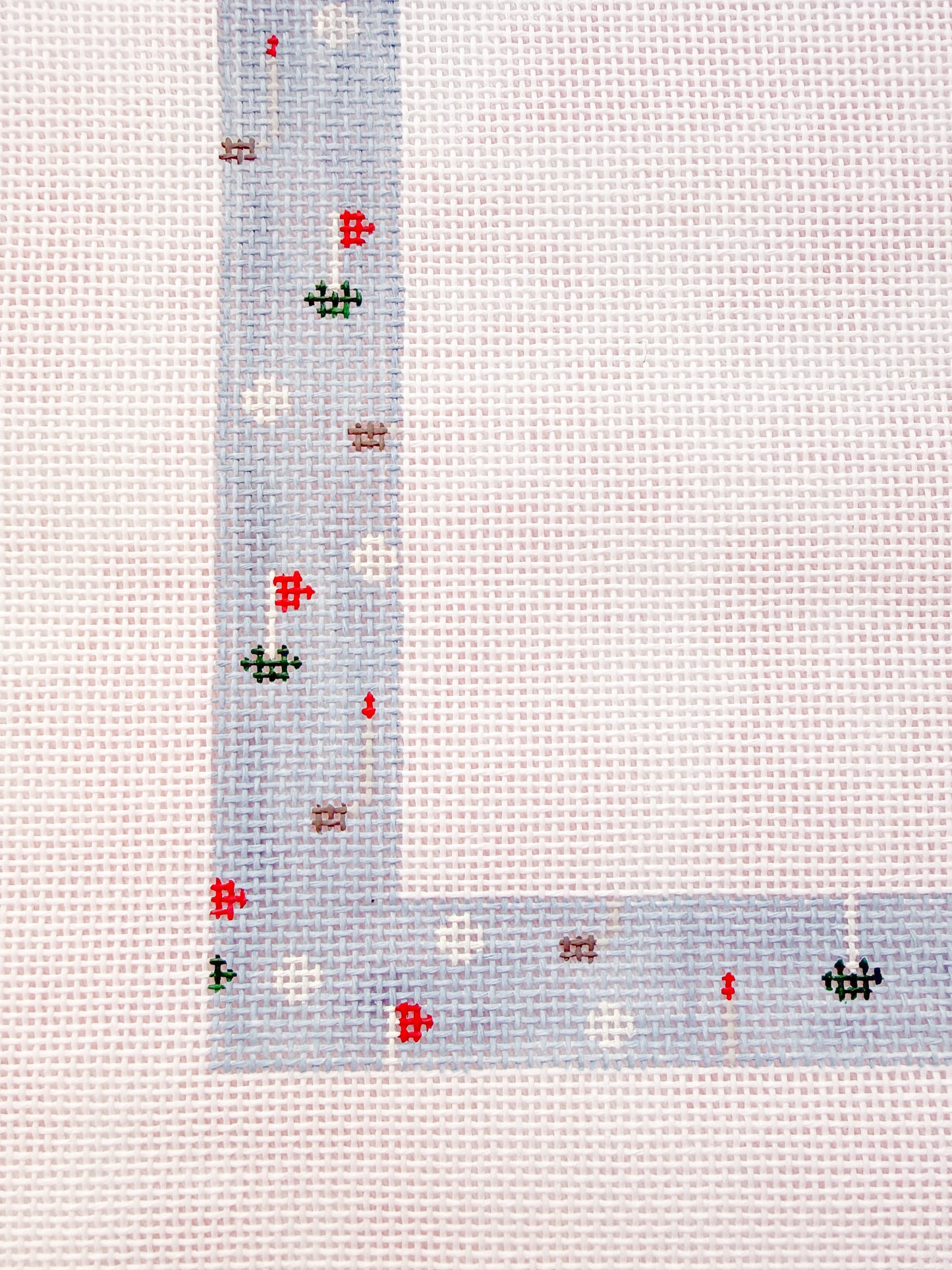 Blue Golf Frame Canvas