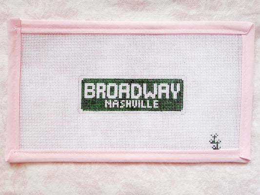 Broadway Street Nashville Sign Canvas