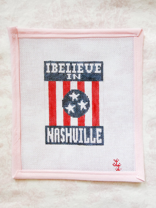 I Believe In Nashville Canvas